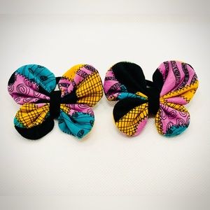 nightmare before christmas Sally butterfly hair ties